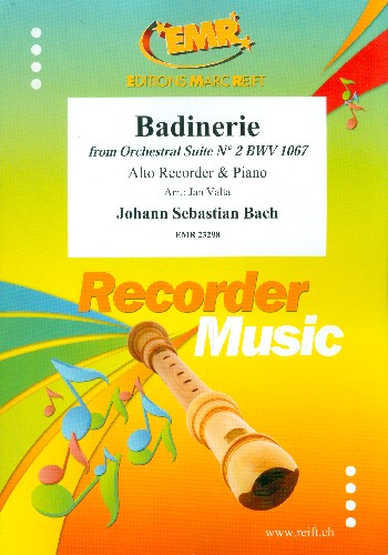 Badinerie BWV1067&nbsp;&nbsp;für Altblockflöte und Klavier&nbsp;&nbsp;