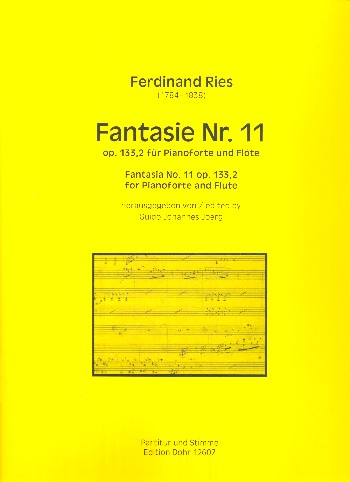 Fantasie Nr.11 op.133,2  für Flöte und Klavier  
