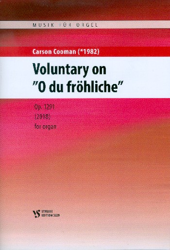 Voluntary on O du fröhliche op.1291  for organ  