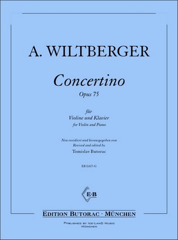 Concertino op.75  für Violine und Klavier  