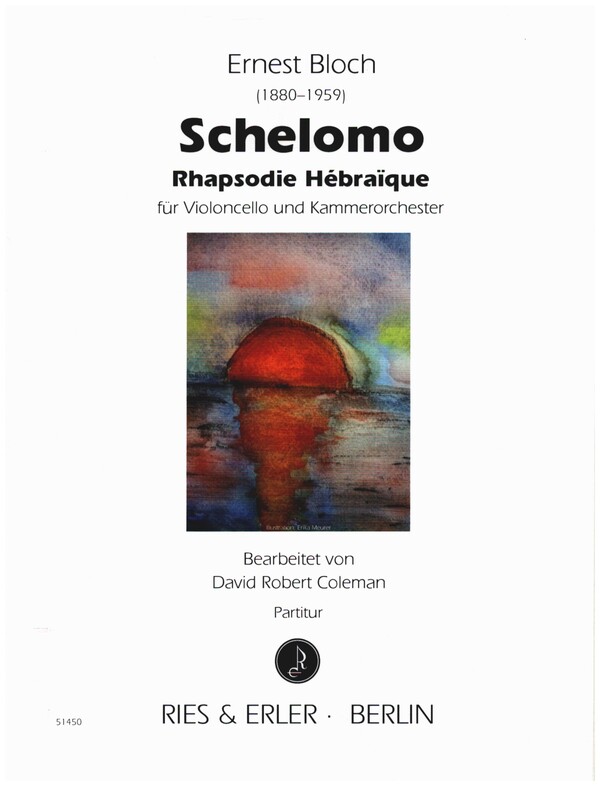 Schelomo - Rhapsodie hébraique  für Violoncello und Kammerorchester  Partitur