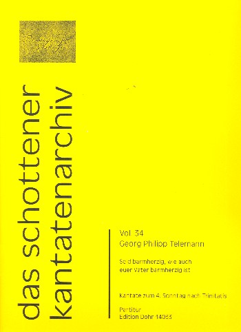 Seid barmherzig wie auch euer Vater barmherzig ist TVWV1:1268&nbsp;&nbsp;für Soli, gem Chor, 4 Oboen (andere Instrumente) und Bc&nbsp;&nbsp;Partitur
