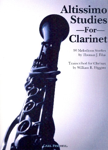 Altissimo Studies&nbsp;&nbsp;for clarinet&nbsp;&nbsp;