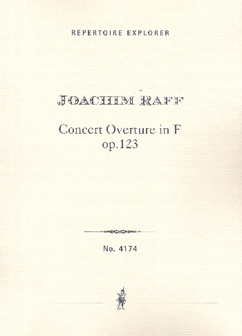 Konzertouvertüre F-Dur op.123  für Orchester  Studienpartitur