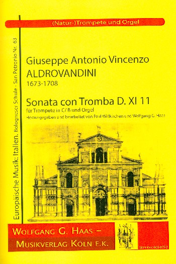 Sonata con tromba D.XI11  für Trompete und Orgel  