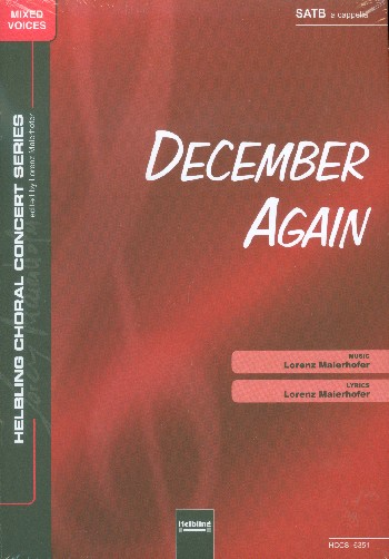 December again  für gem Chor a cappella  Partitur