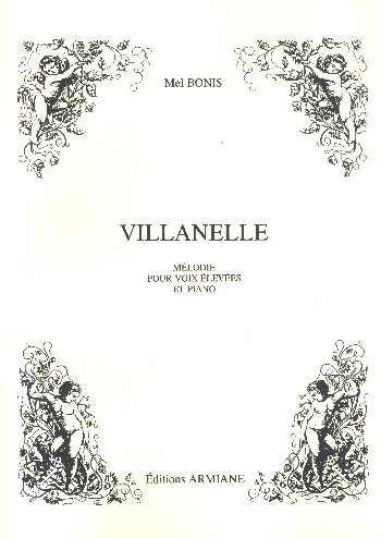 Villanelle  pour voix élevées et piano  partition9,20