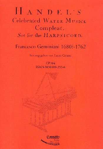 Overture in the Water musick&nbsp;&nbsp;for harpsichord&nbsp;&nbsp;