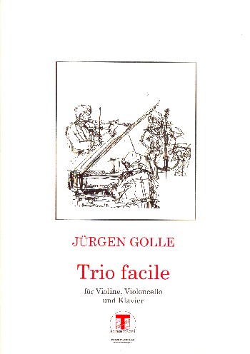 Trio facile  für Violine, Violoncello und Klavier  Stimmen