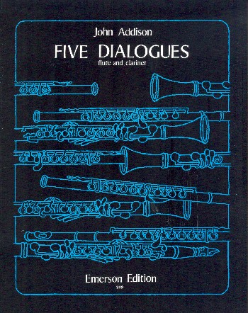 5 Dialogues  for flute and clarinet  score