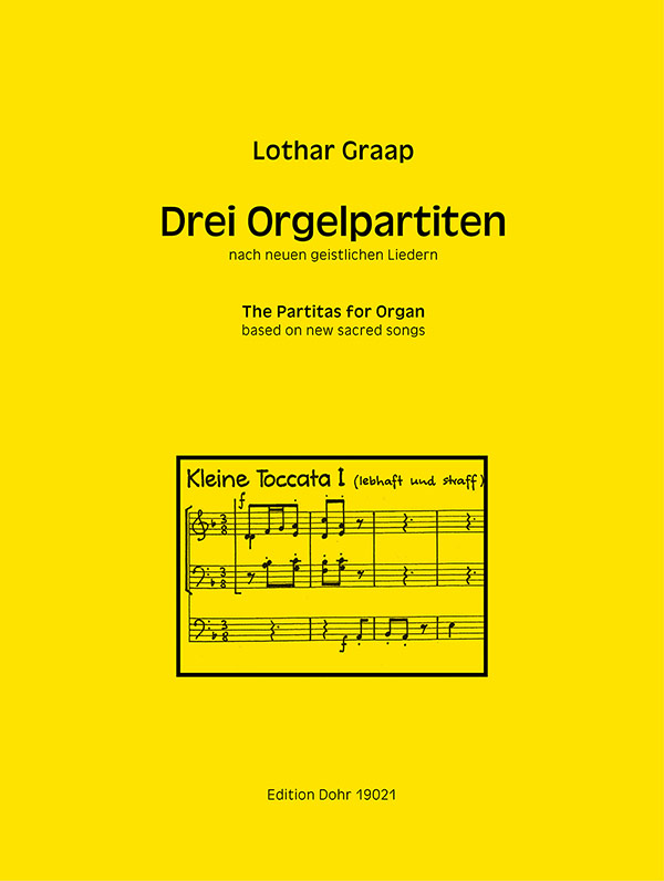 3 Partiten nach neuen geistlichen Liedern  für Orgel  
