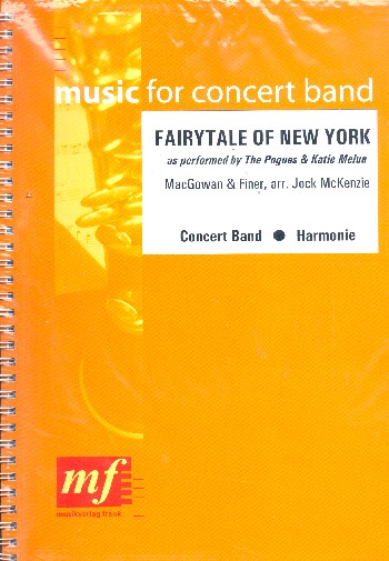 Fairytale of New York  für Blasorchester  Partitur und Stimmen