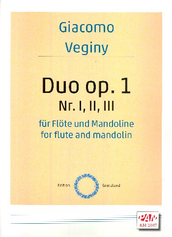 Duos op.1 Nr.1-3  für Flöte und Mandoline  Stimmen