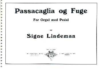 Passacaglia og Fuge  for orgel  