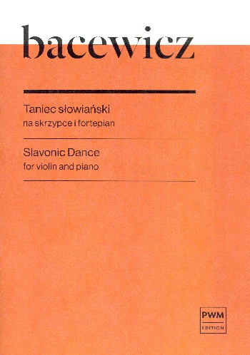 Slavonic Dance&nbsp;&nbsp;for violin and piano&nbsp;&nbsp;
