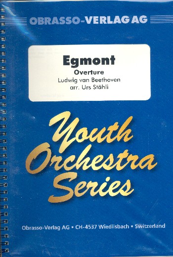 Egmont-Ouvertüre  für Orchester (Jugendorchester)  Partitur und Stimmen (Streicher 6-4-4-3-2)