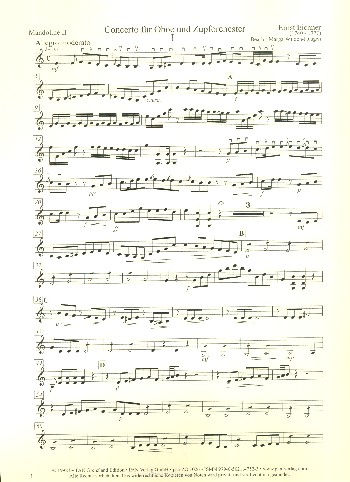 Konzert  für Oboe und Zupforchester  Mandoline 2