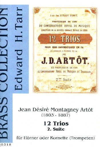 12 Trios&nbsp;&nbsp;für 3 Hörner (Kornette/Trompeten)&nbsp;&nbsp;Partitur und Stimmen