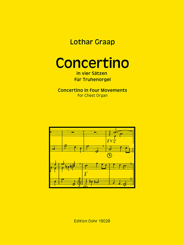 Concertino in 4 Sätzen&nbsp;&nbsp;für Truhenorgel&nbsp;&nbsp;