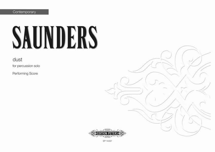dust&nbsp;&nbsp;für Percussion&nbsp;&nbsp;
