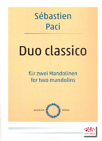 Duo classico  für 2 Mandolinen  2 Spielpartituren