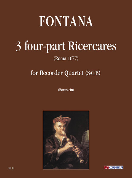 3 Ricercares  for 4 recorders (SATB)  score and parts