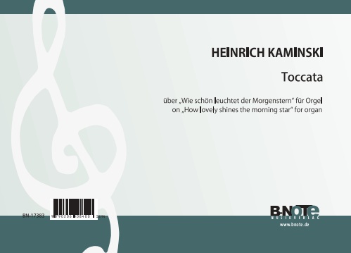 Toccata über Wie schön leuchtet der Morgenstern  für Orgel  