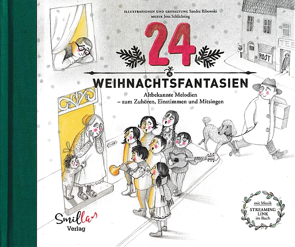24 Weihnachtsfantasien (+CD)&nbsp;&nbsp;für Gesang mit Klavierbegleitung&nbsp;&nbsp;Liederbuch gebunden