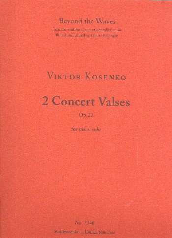 2 Concert Valses op.22  für Klavier  