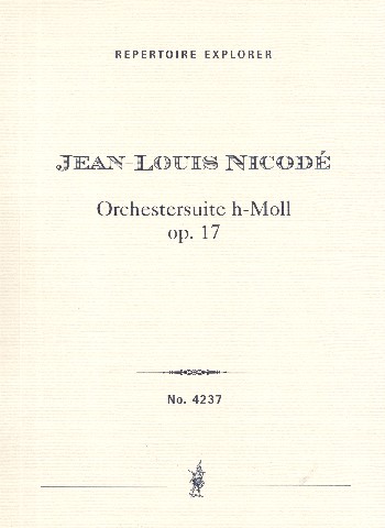 Orchestersuite h-Moll op.17  für Orchester  Studienpartitur
