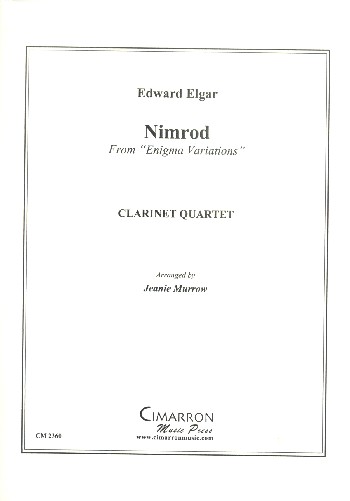Nimrod  for 4 clarinets  score and parts