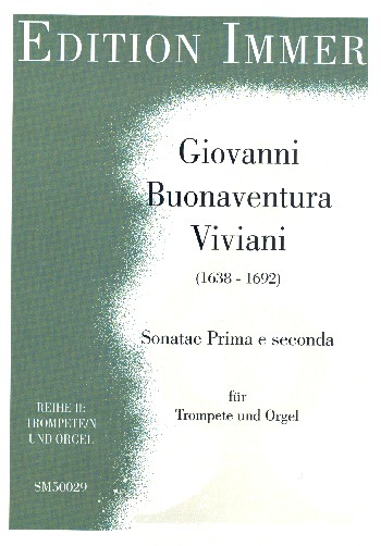 Sonatae Prima e seconda  für Trompete und Orgel  (Bc ausgesetzt)