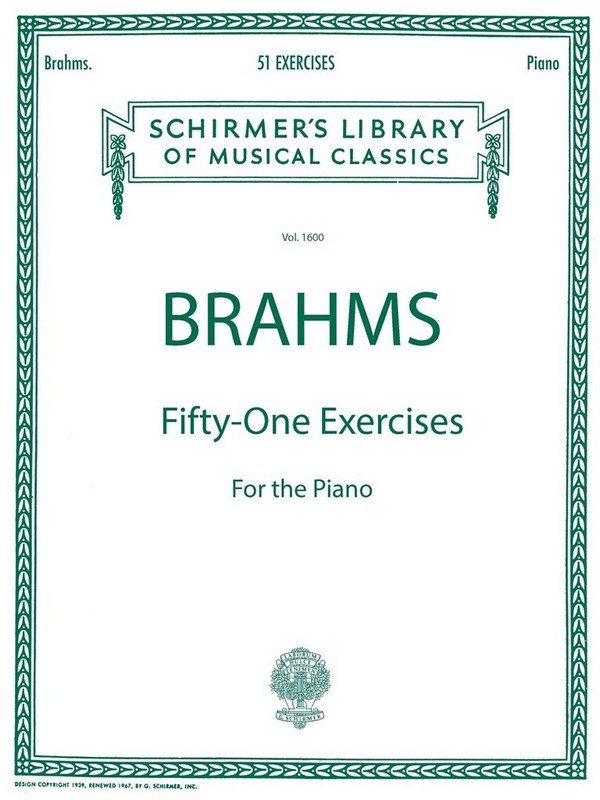 51 Exercises  for piano  