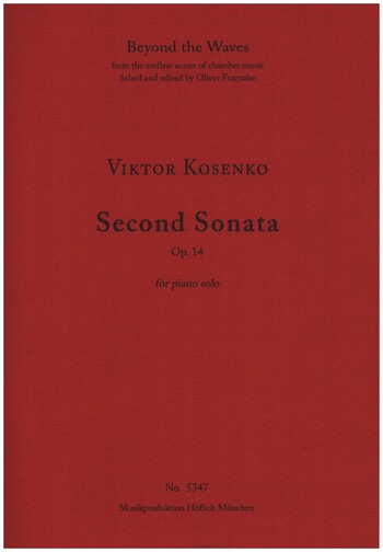 Second Sonata op.14  für Klavier  