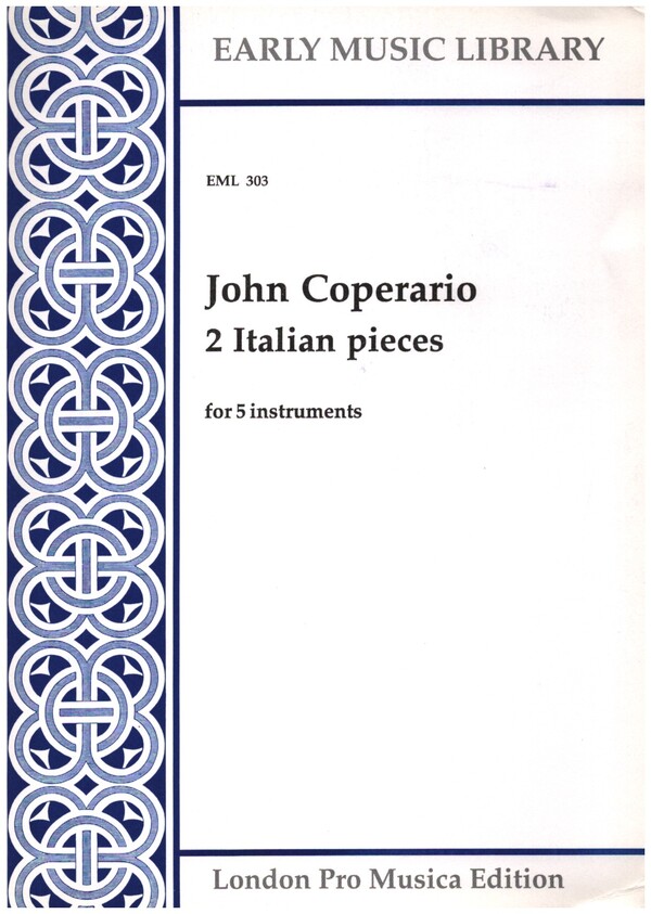 2 Italian Pieces  for 5 instruments  5 scores