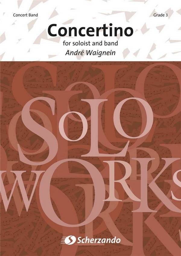 Concertino&nbsp;&nbsp;for soloist and band&nbsp;&nbsp;score and parts