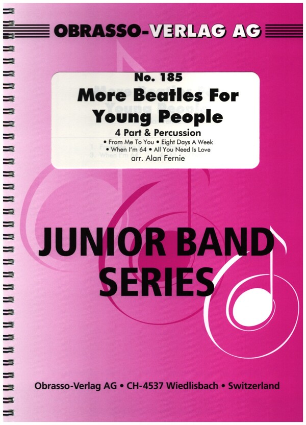 More Beatles for young People  für Blasorchester  Partitur und Stimmen