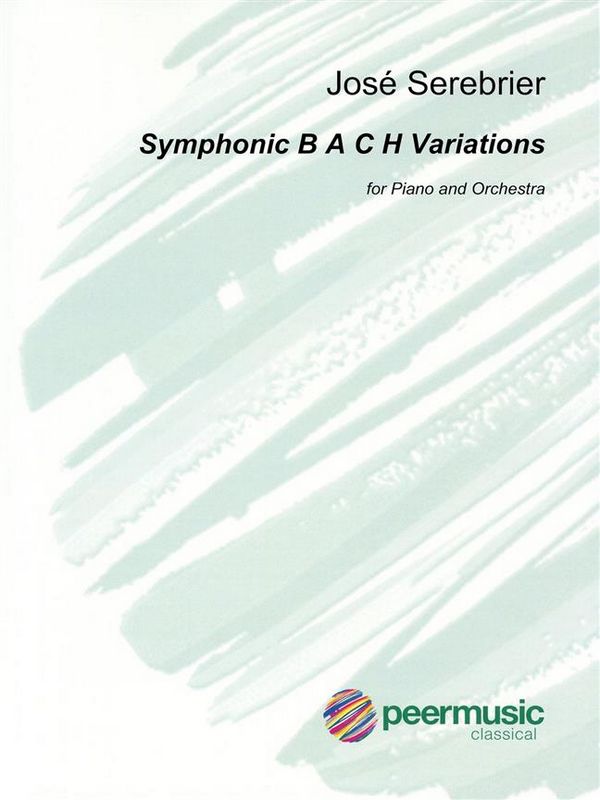 Symphonic B A C H Variations  for piano and orchestra  score