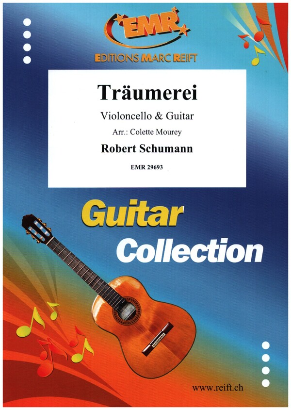 Träumerei&nbsp;&nbsp;für Violoncello und Gitarre&nbsp;&nbsp;Partitur und Violoncellostimme