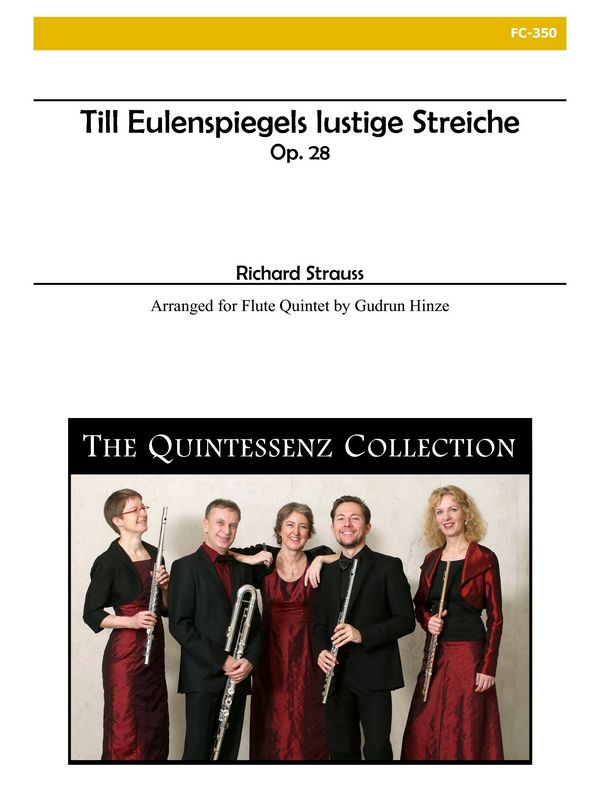 Till Eulenspiegels lustige Streiche op.28&nbsp;&nbsp;for 5 flutes&nbsp;&nbsp;score and parts