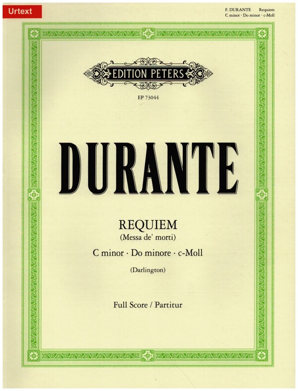 Requiem c-Moll&nbsp;&nbsp;für Soli, gem Chor und Orchester&nbsp;&nbsp;Partitur