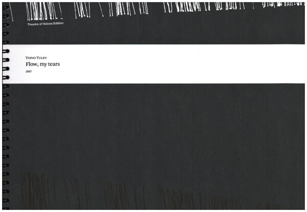 Flow, my Tears  for 12 solo voices  score (en)