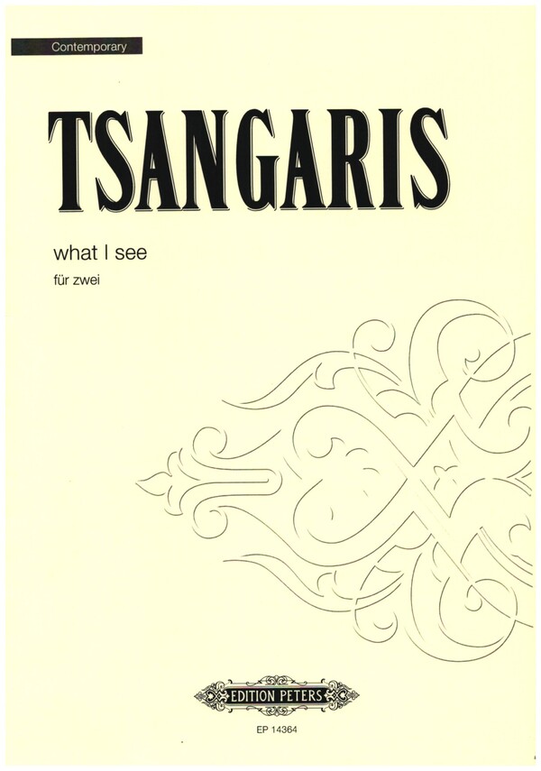 what I see&nbsp;&nbsp;für zwei&nbsp;&nbsp;