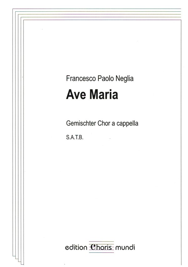 Ave Maria op.10  für gem Chor a cappella  Chorpartitur