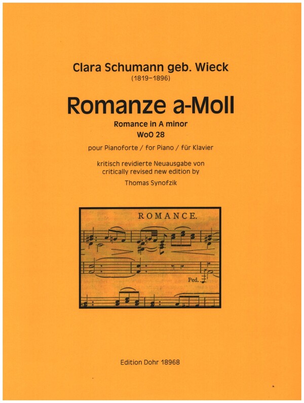 Romanze a-Moll WoO28  für Klavier  
