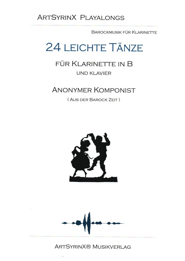24 leichte Tänze (+CD)  für Klarinette und Klavier  