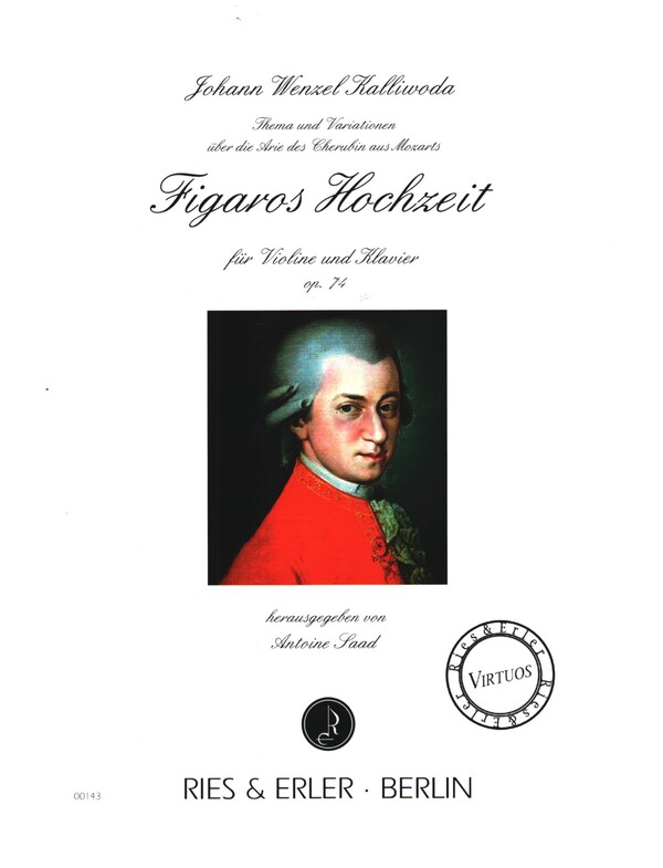 Thema und Variationen aus Figaros Hochzeit op.74  für Violine und Klavier  