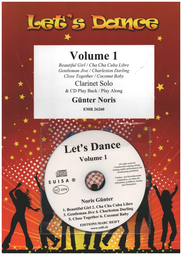Let's Dance vol.1 (+CD)&nbsp;&nbsp;for clarinet&nbsp;&nbsp;Play Along