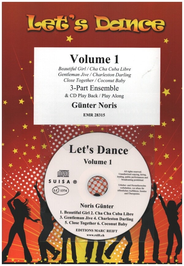 Let's Dance vol.1 (+CD)&nbsp;&nbsp;for 3-part ensemble&nbsp;&nbsp;score and parts, Play Along
