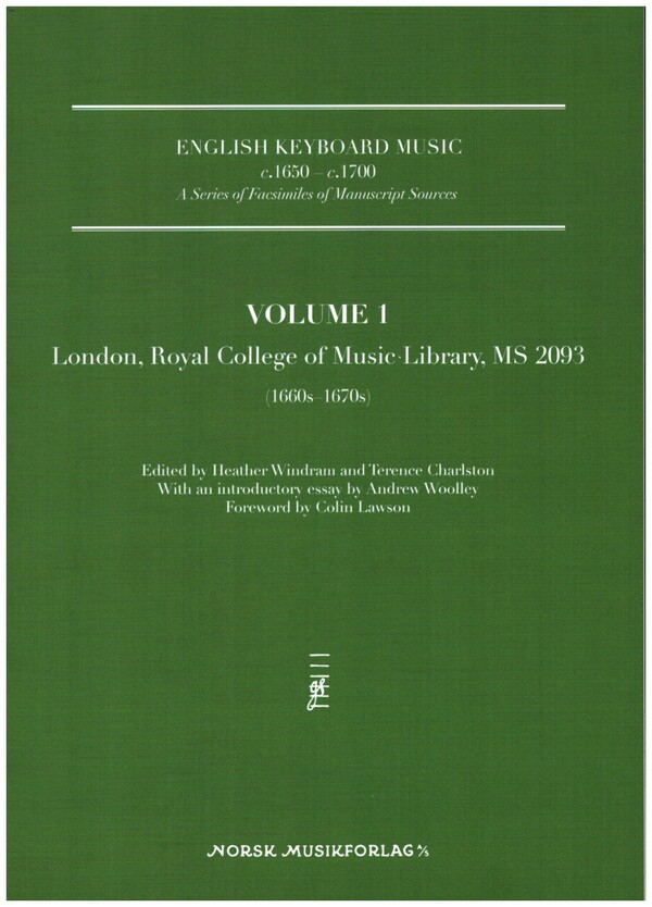 English Keyboard Music vol.1    Facsimile